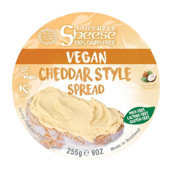 Sheese Vegan Cheddar Spreadable Cheese 225g The Village Pantry